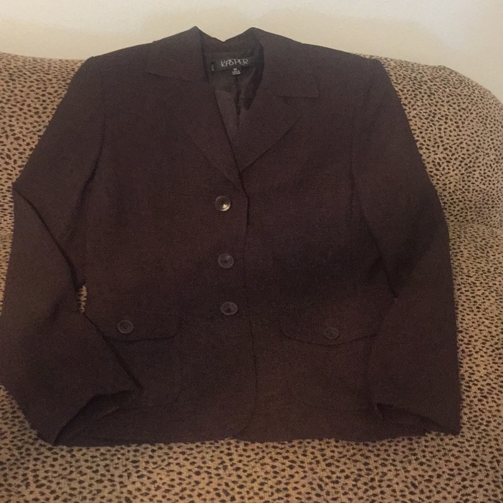 Kasper Brown Suit Jacket size 4P